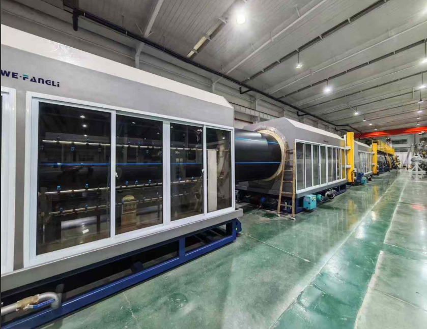 Kľúčové body pre počiatočné vybavenie a technológiu výroby PE rúr s veľkými priemermi nad 2000 mm